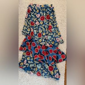 Anthropologie hutch summer fruit tiered maxi skirt. Size xs